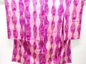 アンティーク　縮緬錦紗　鳳凰模様長襦袢